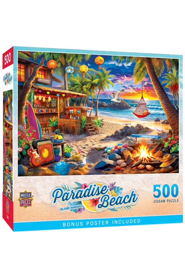 Island Hangout 500 Piece Jigsaw Puzzle, Main, color, Multicolor