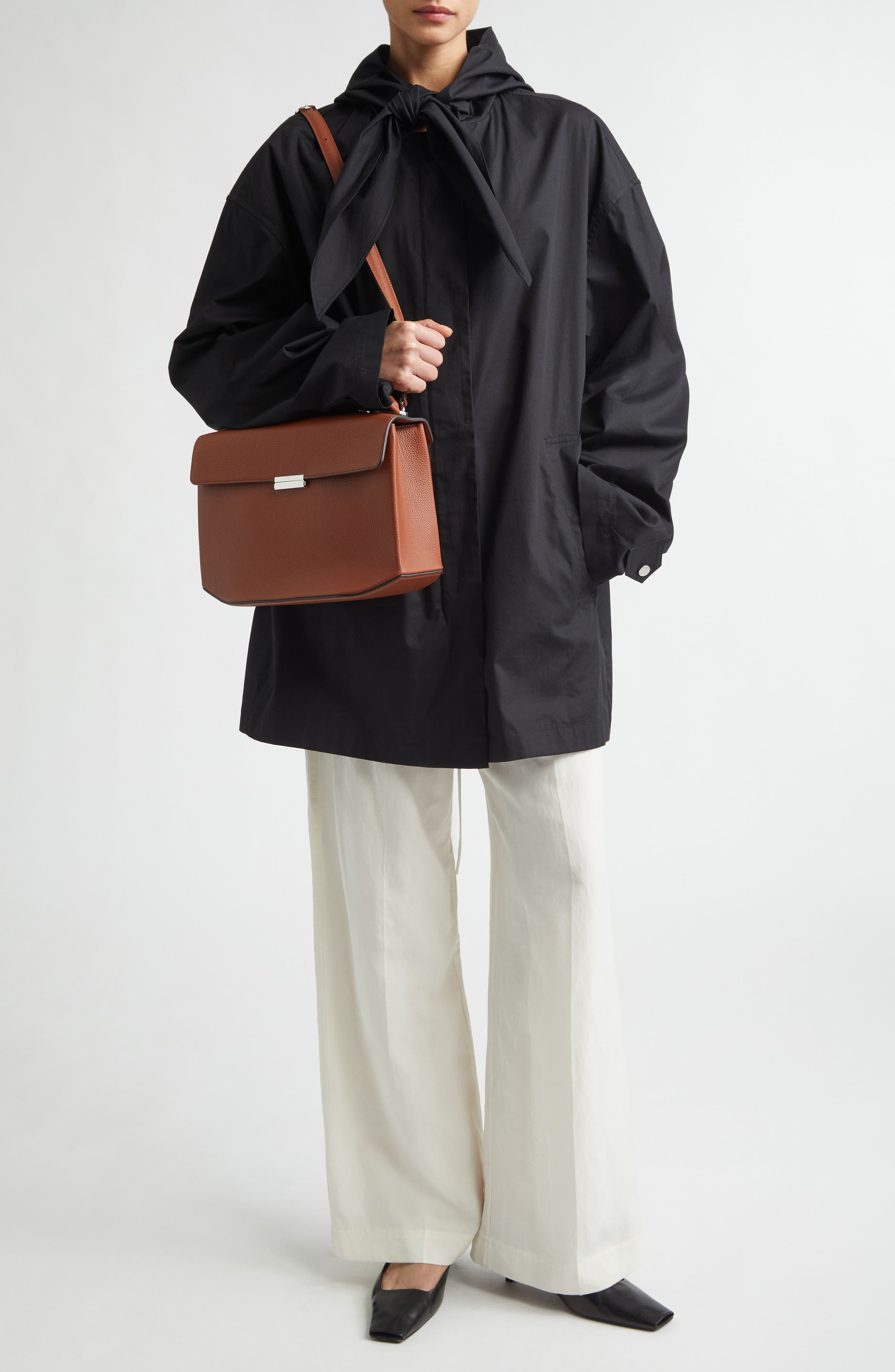 Technical Cotton Scarf Jacket - image 2
