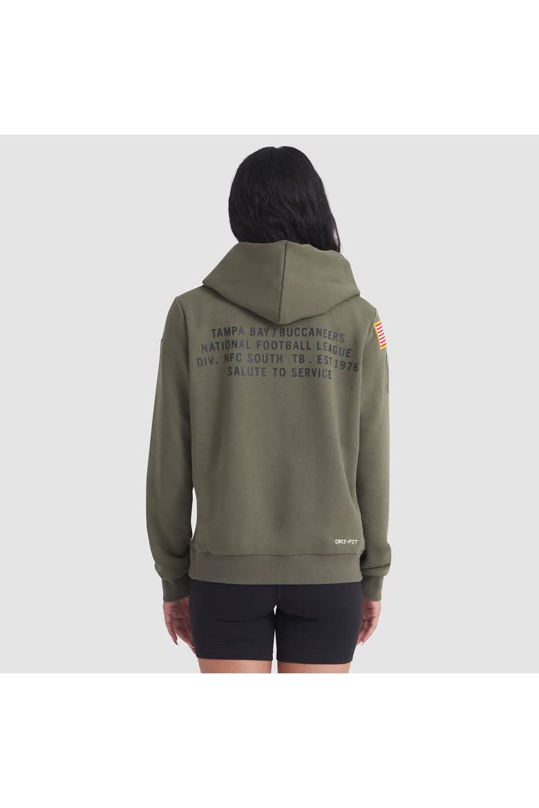 Women's Nike Olive Tampa Bay Buccaneers 2025 Salute to Service Sideline Standard Issue Dri-FIT Hoodie, Alternate, color, Olive