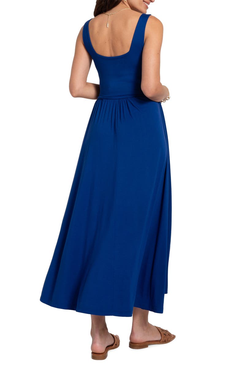 Seraphine Sleeveless Fit & Flare Knit Maternity Dress, Alternate, color, 