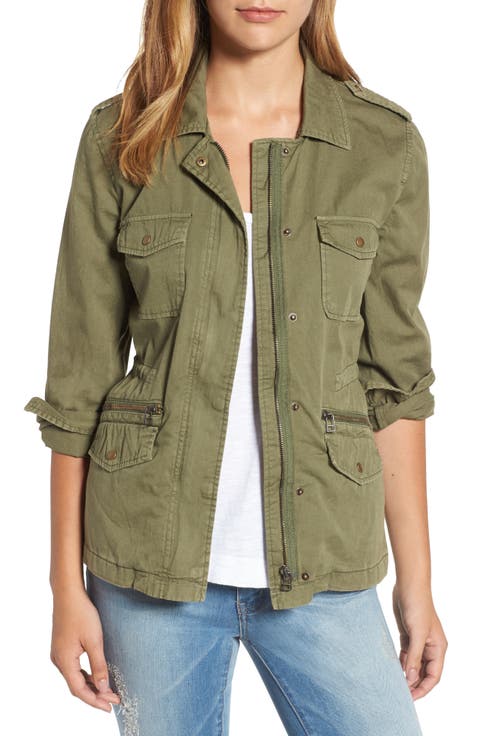 Lily Aldridge for Velvet by Graham & Spencer Army Jacket