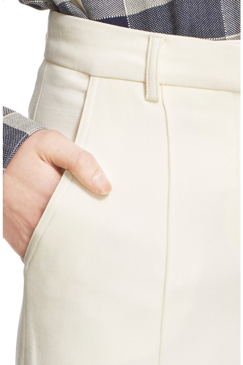 Crop Stovepipe Pants, Alternate, color, IVORY