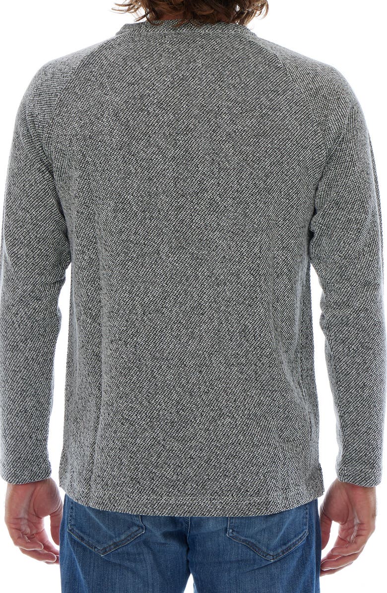 PX Textured Long Sleeve Crewneck T-Shirt, Alternate, color, Black/ White