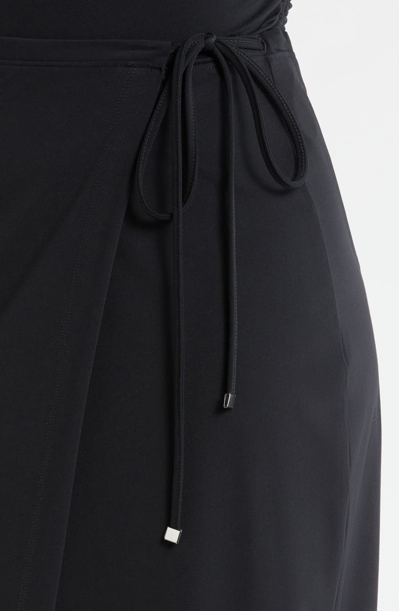 MPG Cloud Fit Wrap Skirt, Alternate, color, Black