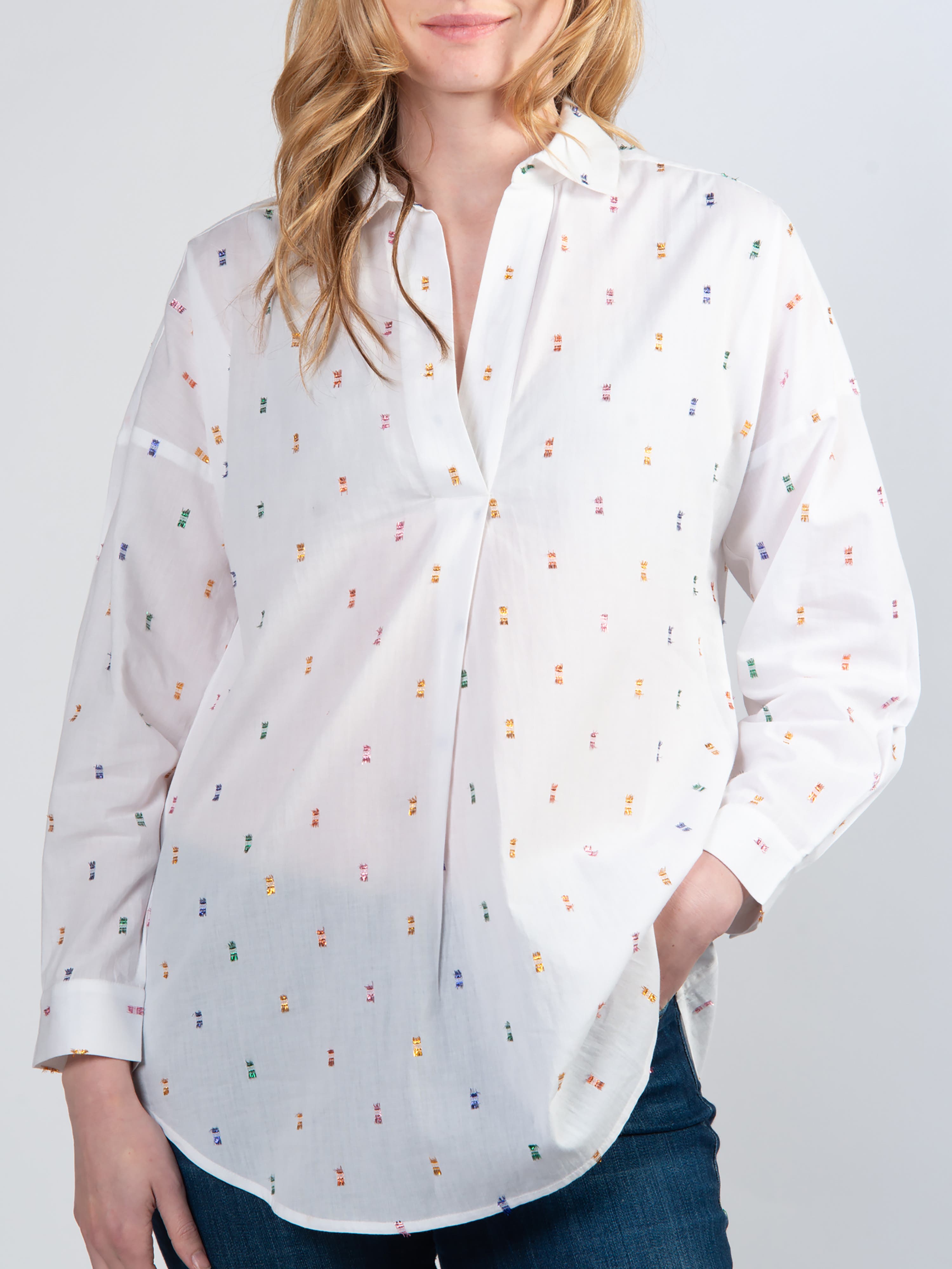 Spot Relaxed Blouse - image 2