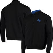 COLOSSEUM Men's Colosseum Black Air Force Falcons Tortugas Logo Quarter-Zip Jacket