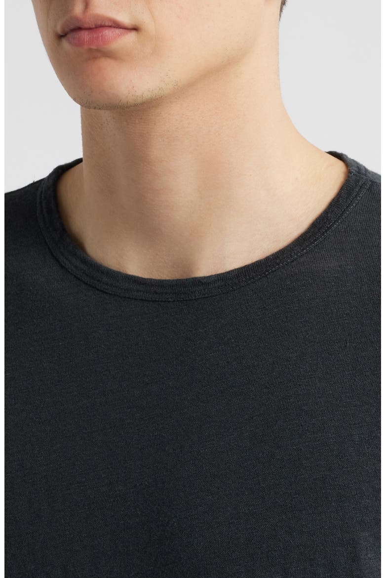 Sun Linen T-Shirt, Alternate, color, NIGHT