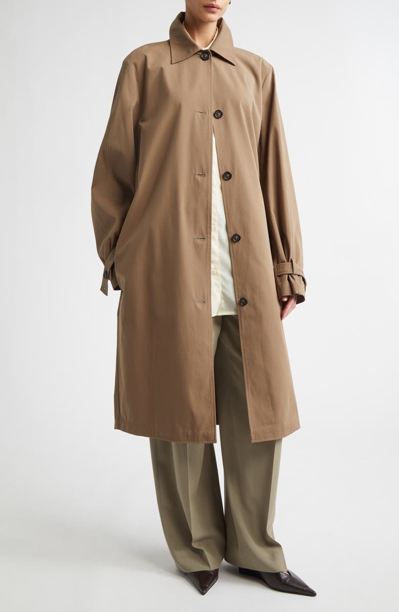TOTEME Lightweight Trench Coat, Main, color, Hazel