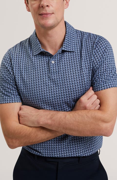 Zumurud Print Cotton Polo