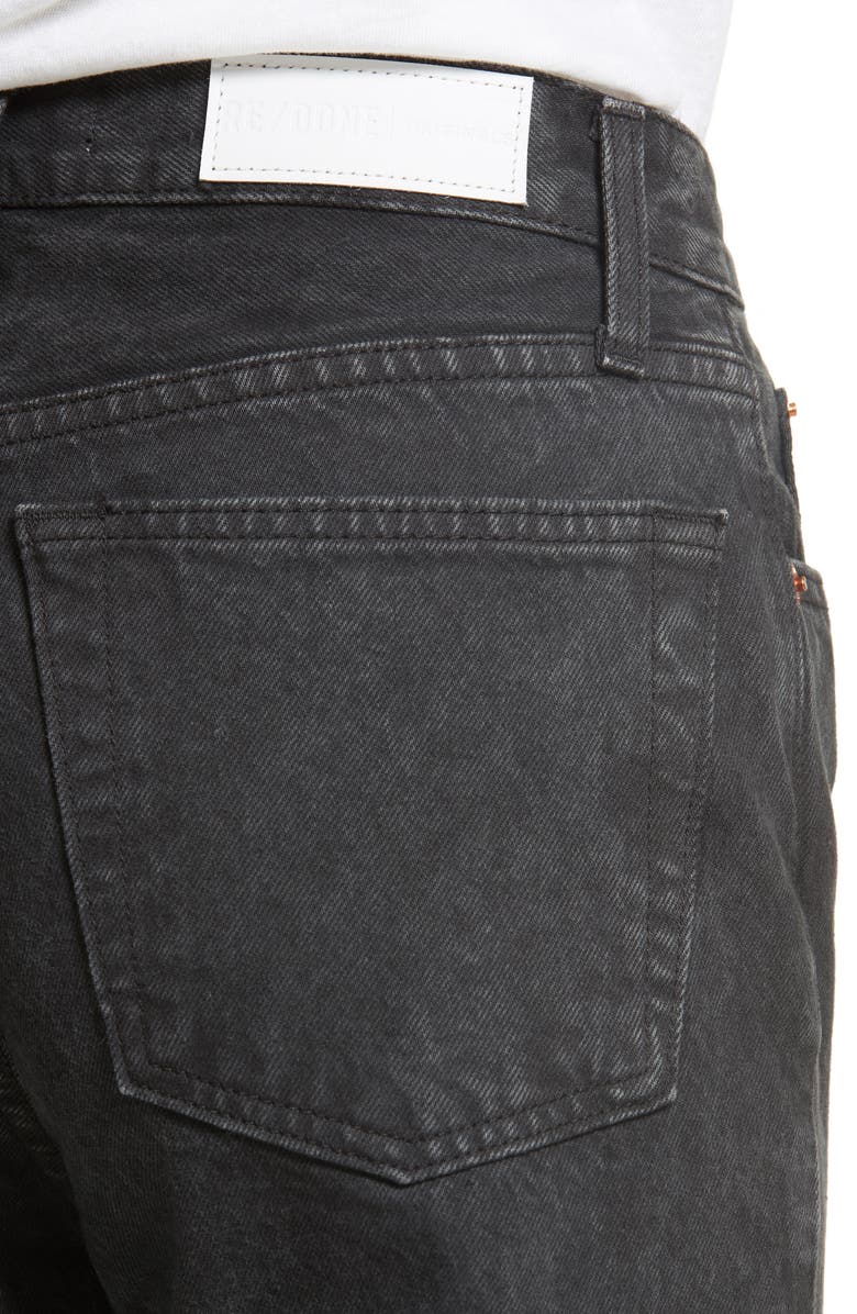 Re/Done Originals High Waist Stove Pipe Jeans, Alternate, color, 