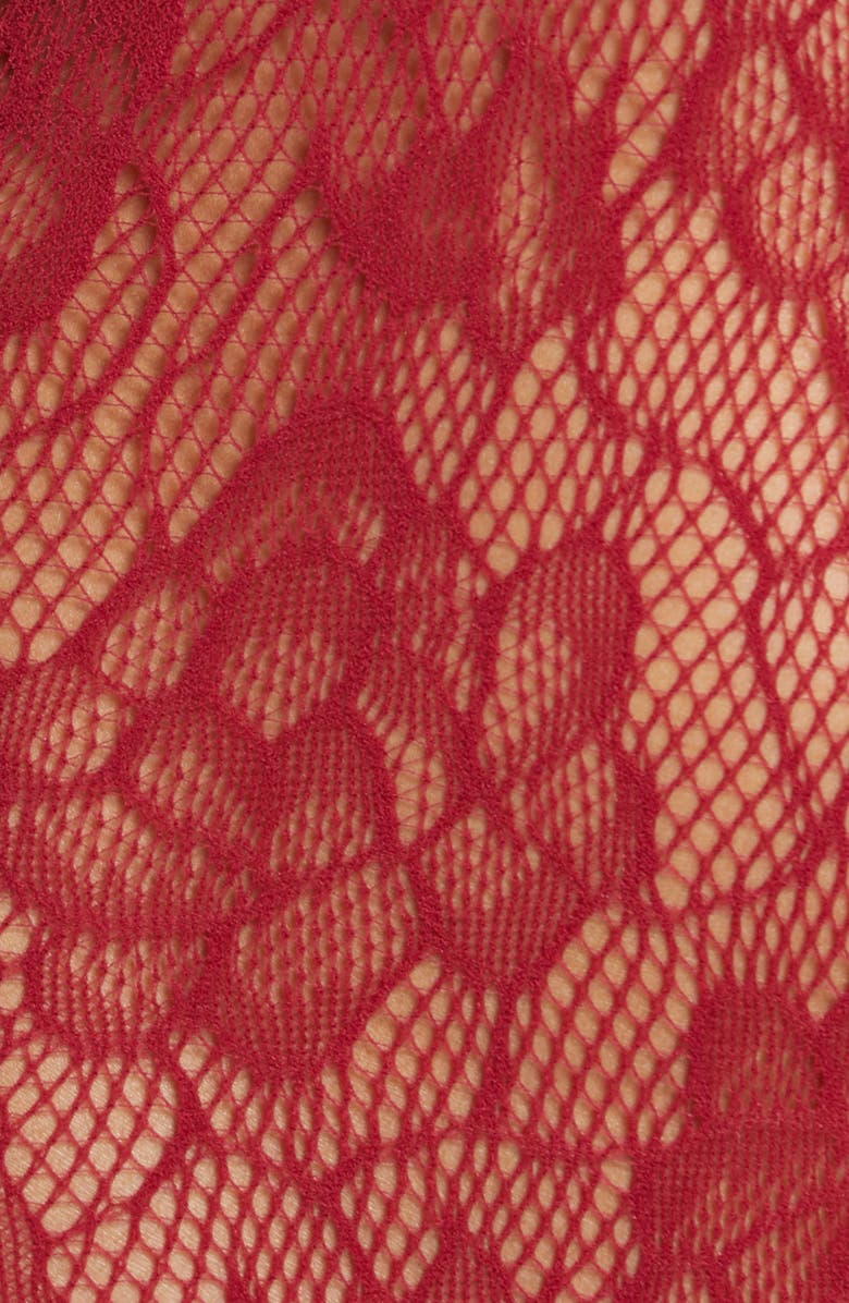 Hauty Lingerie Mas Vino Teddy, Alternate, color, Burgundy