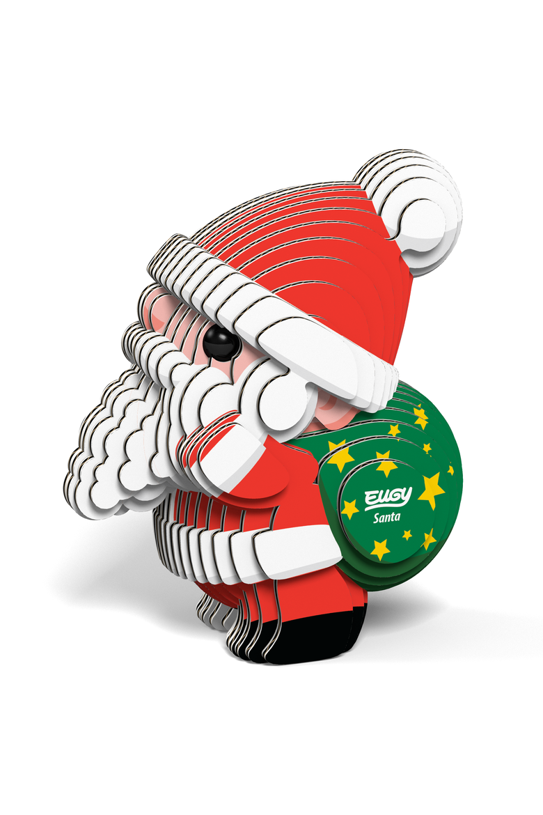 Santa 3D Puzzle, Alternate, color, No Color