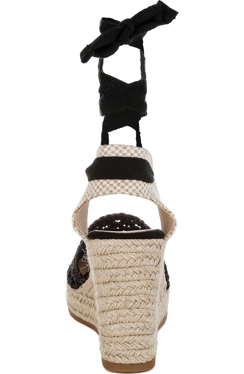 LONDON RAG Sea Breeze Espadrille Platform Wedge Pump, Alternate, color, Black