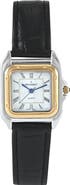 Peugeot Slim Leather Tank Watch- 36MM