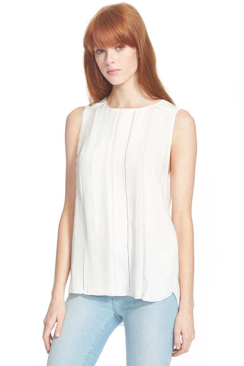 Fringe Detail Shell, Main, color, WHITE