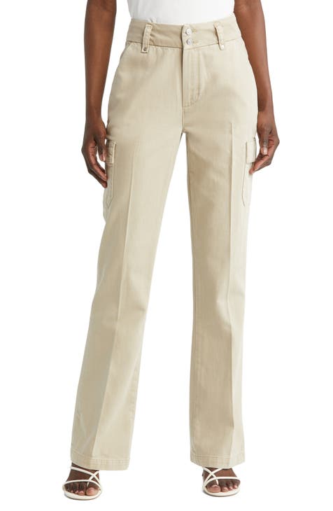 Dion High Waist Cargo Trouser Flare Pants