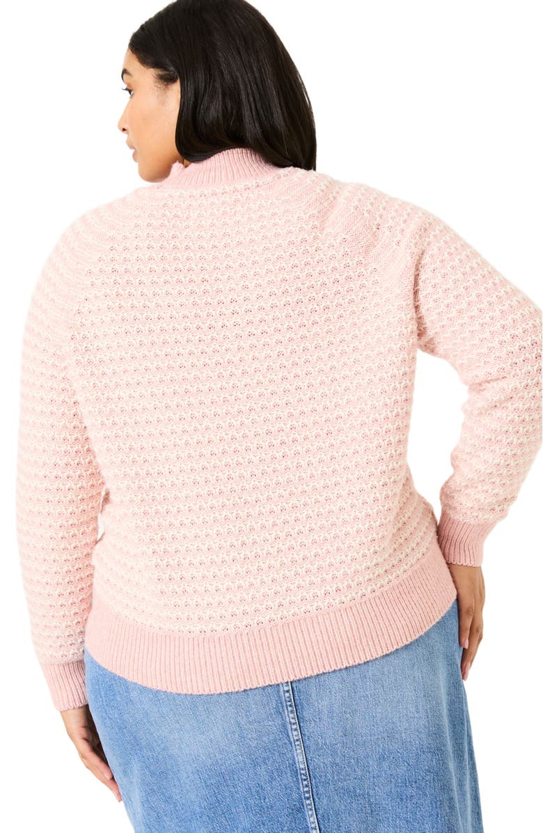 FatFace Plus Size Candy Stripe Sweater, Alternate, color,