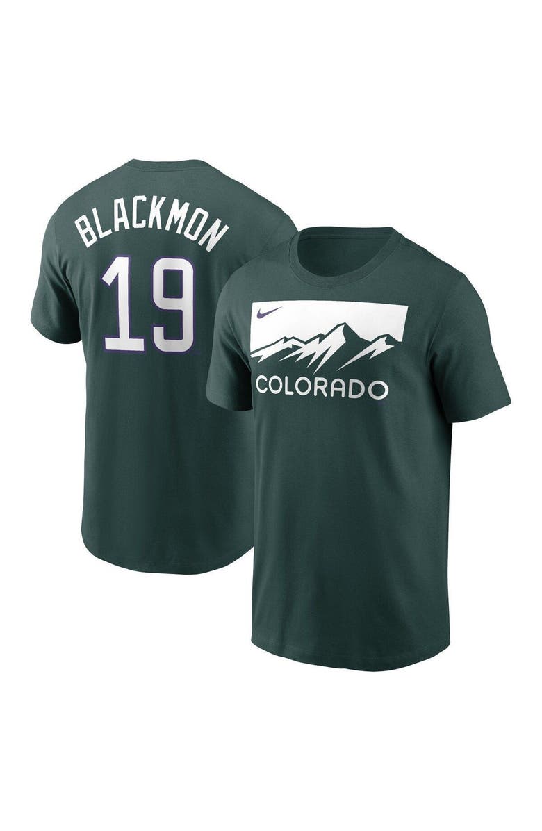 Nike Men's Nike Charlie Blackmon Green Colorado Rockies City Connect Name & Number T-Shirt, Alternate, color, 