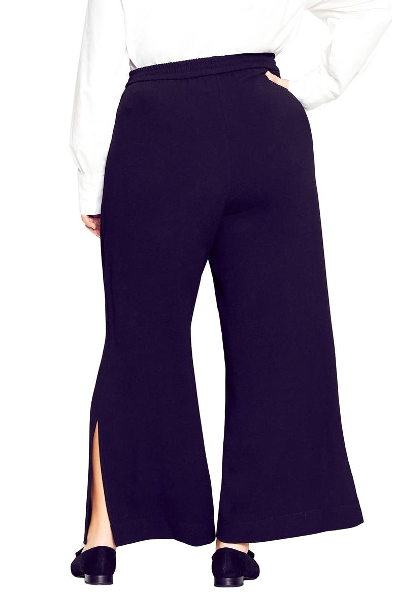 Wide Leg Pants, Alternate, color, BLACK