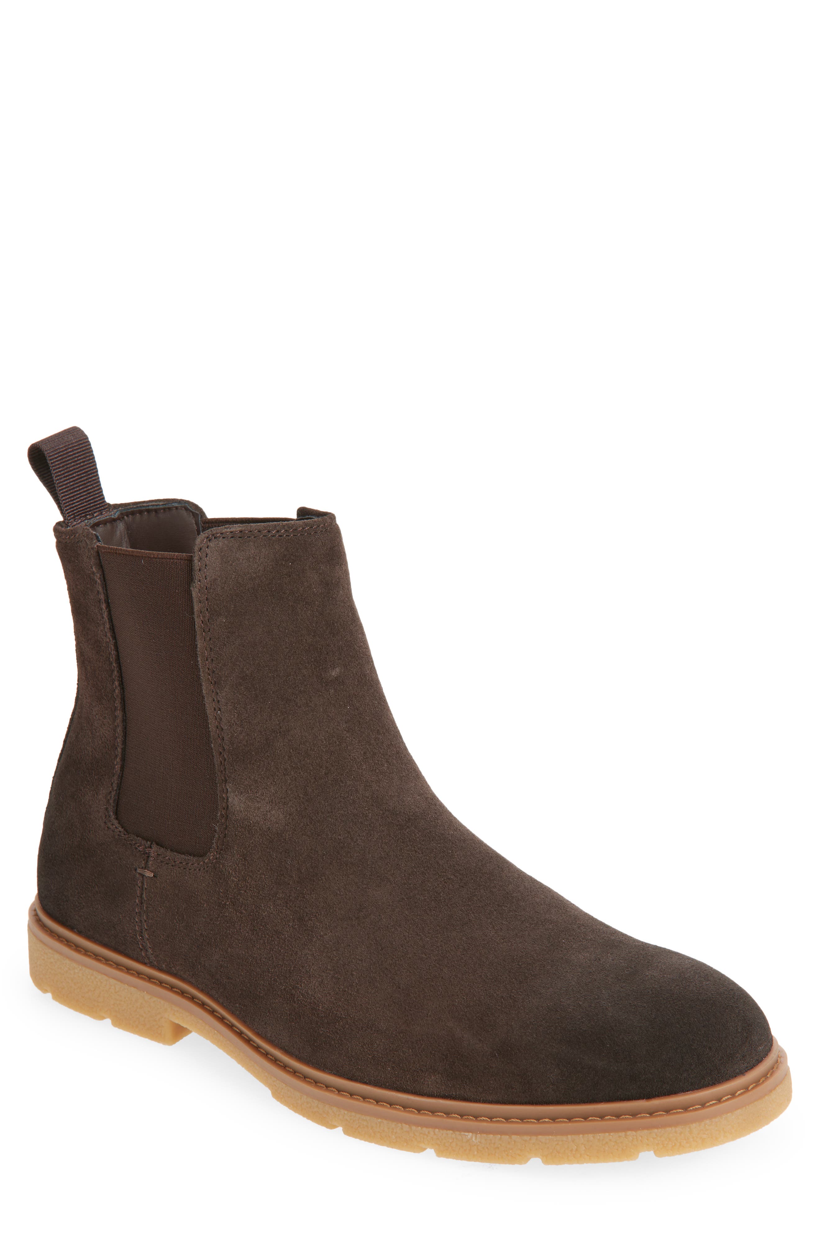Nordstrom Lockhart Mini Lug Suede Chelsea Boot, Main, color, 
