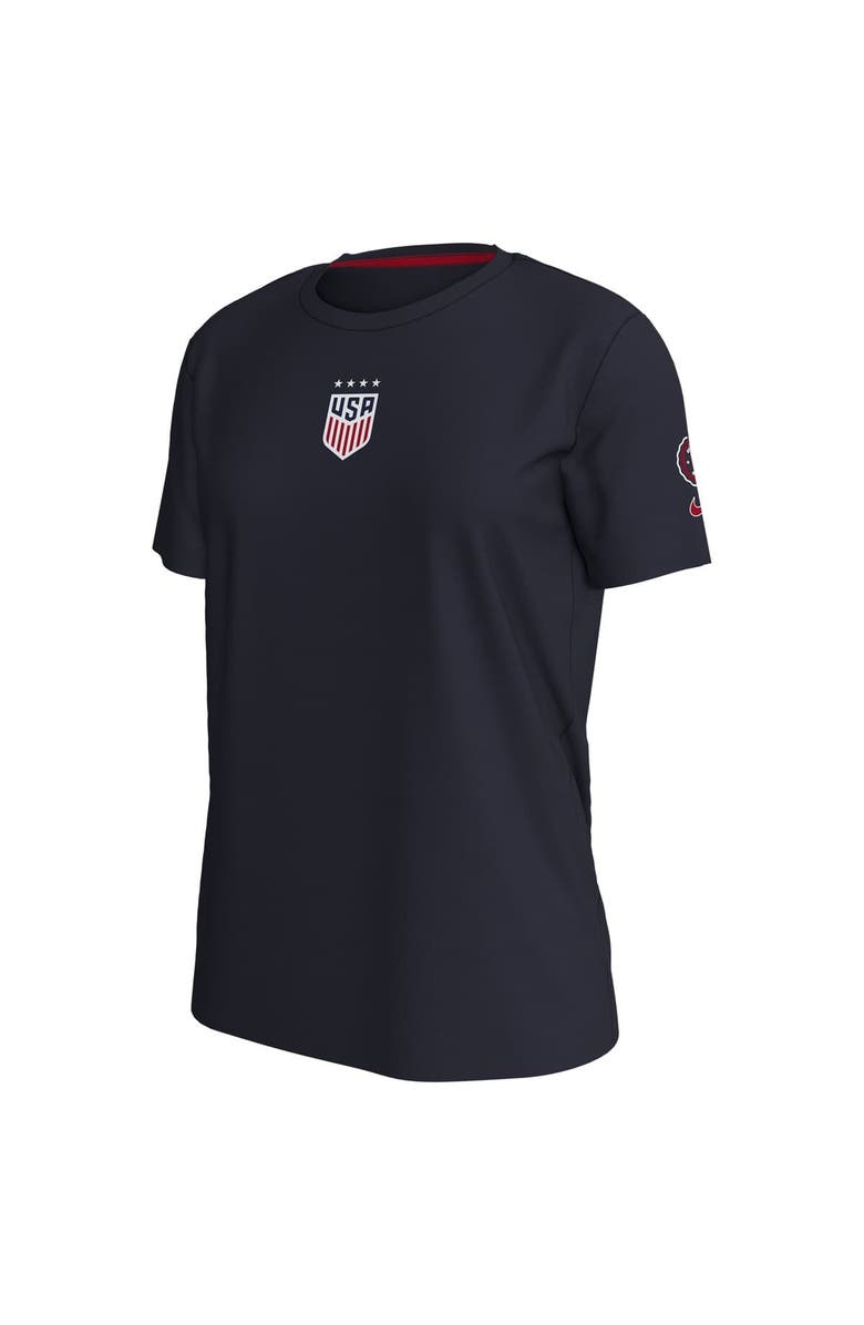 Nike Women's Nike Navy USWNT Crest T-Shirt, Alternate, color, Navy