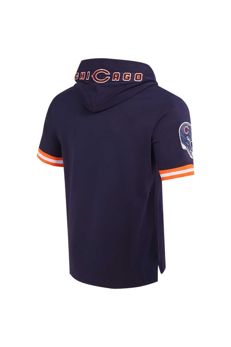 Men's Pro Standard Justin Fields Navy Chicago Bears Player Name & Number Hoodie T-Shirt, Alternate, color, Navy