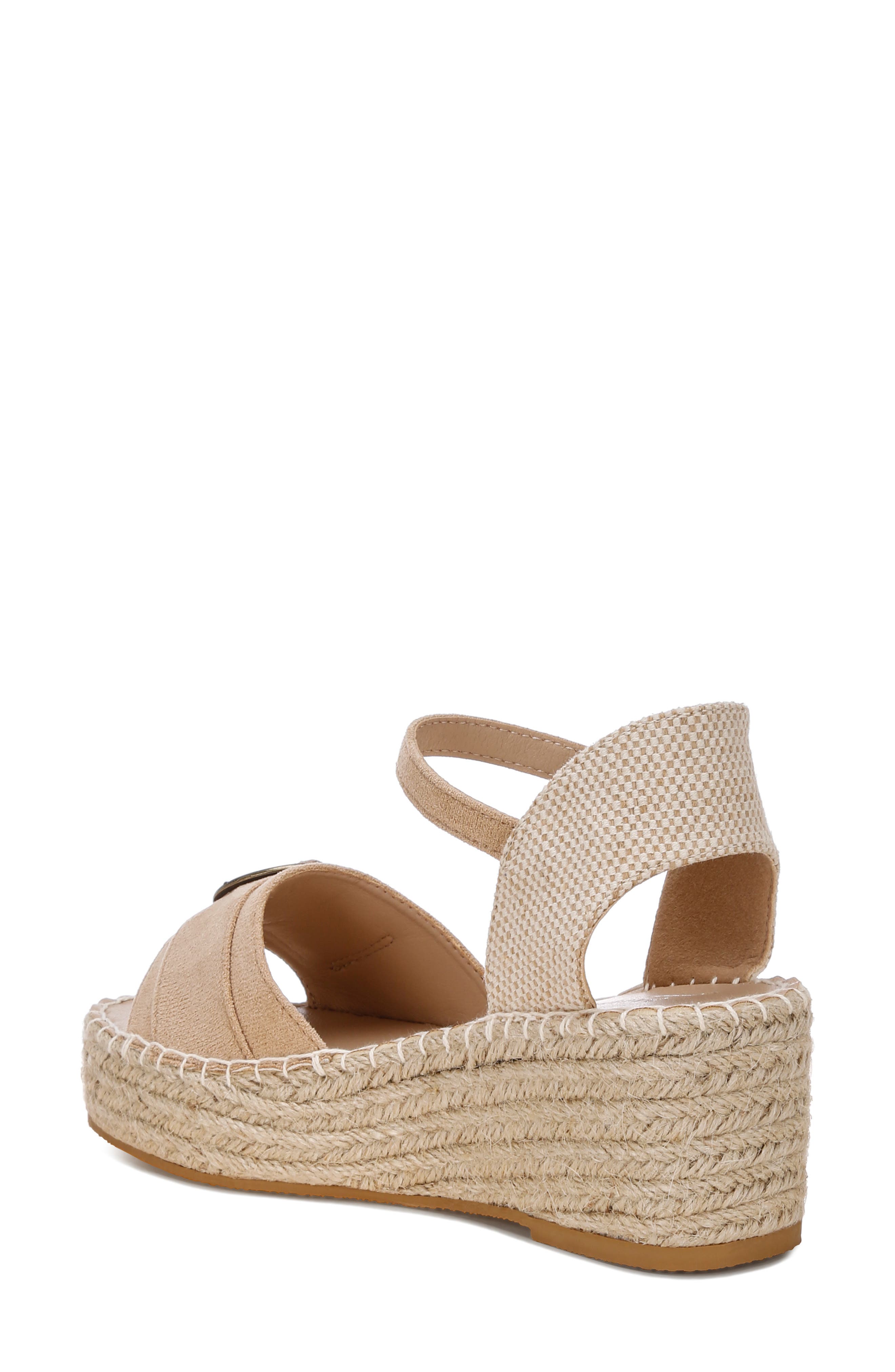 Amilta Platform Wedge Espadrille Sandal, Alternate, color, BEIGE