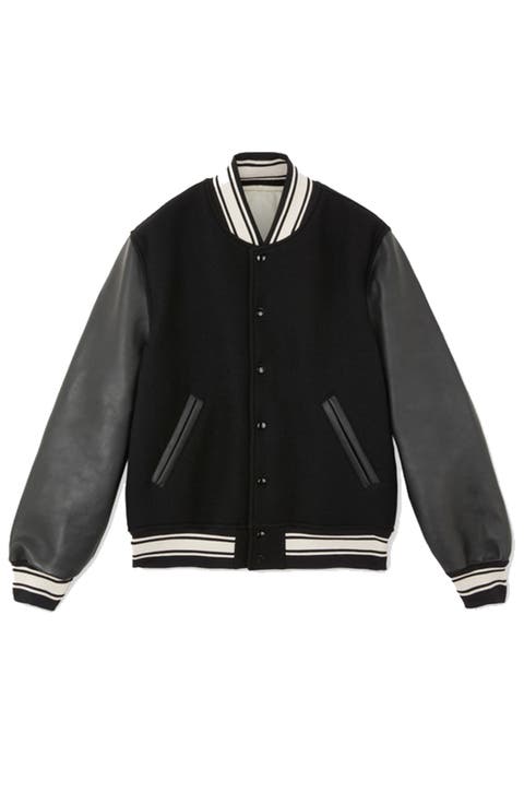 Oxford Wool Bomber Jacket