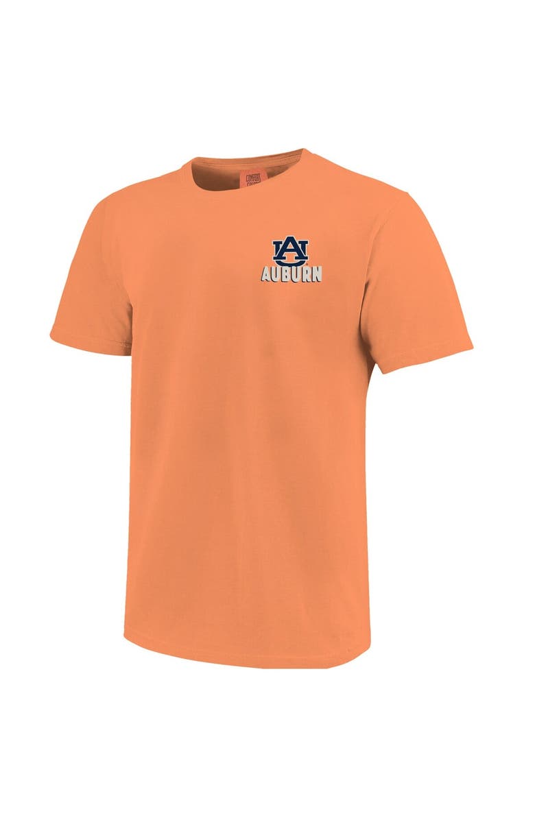 IMAGE ONE Youth  Orange Auburn Tigers Comfort Colors Hyperlocal Campus Scene T-Shirt, Alternate, color, 