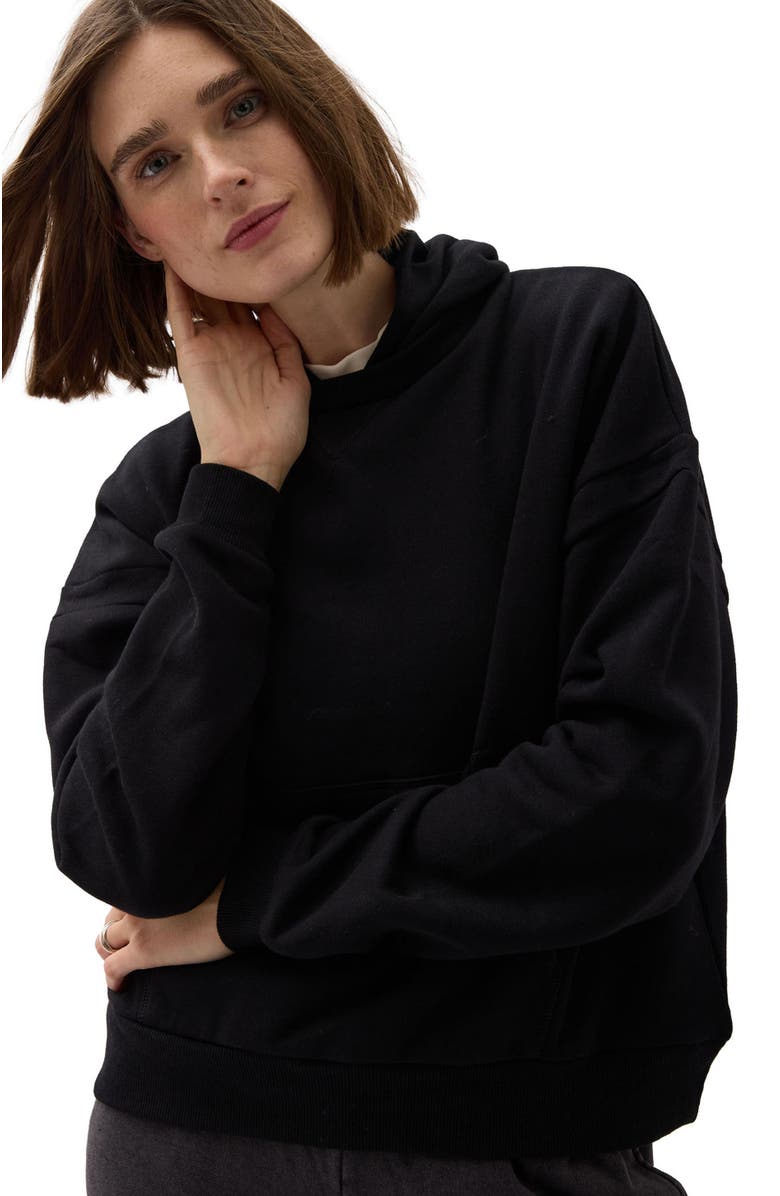 Richer Poorer Women's Recycled Fleece Hoodie, Main, color, Black