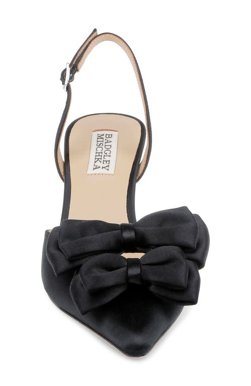 Badgley Mischka Collection Giovanna Slingback Pointed Toe Pump