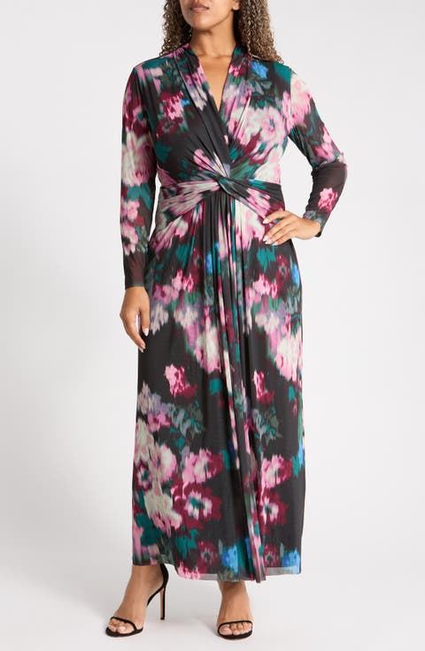 Twist Front Maxi Dress