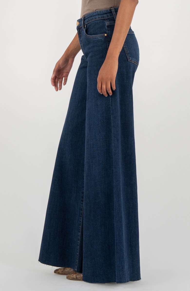 KUT from the Kloth Blake High Waist Superwide Leg Jeans, Alternate, color, Indisputable