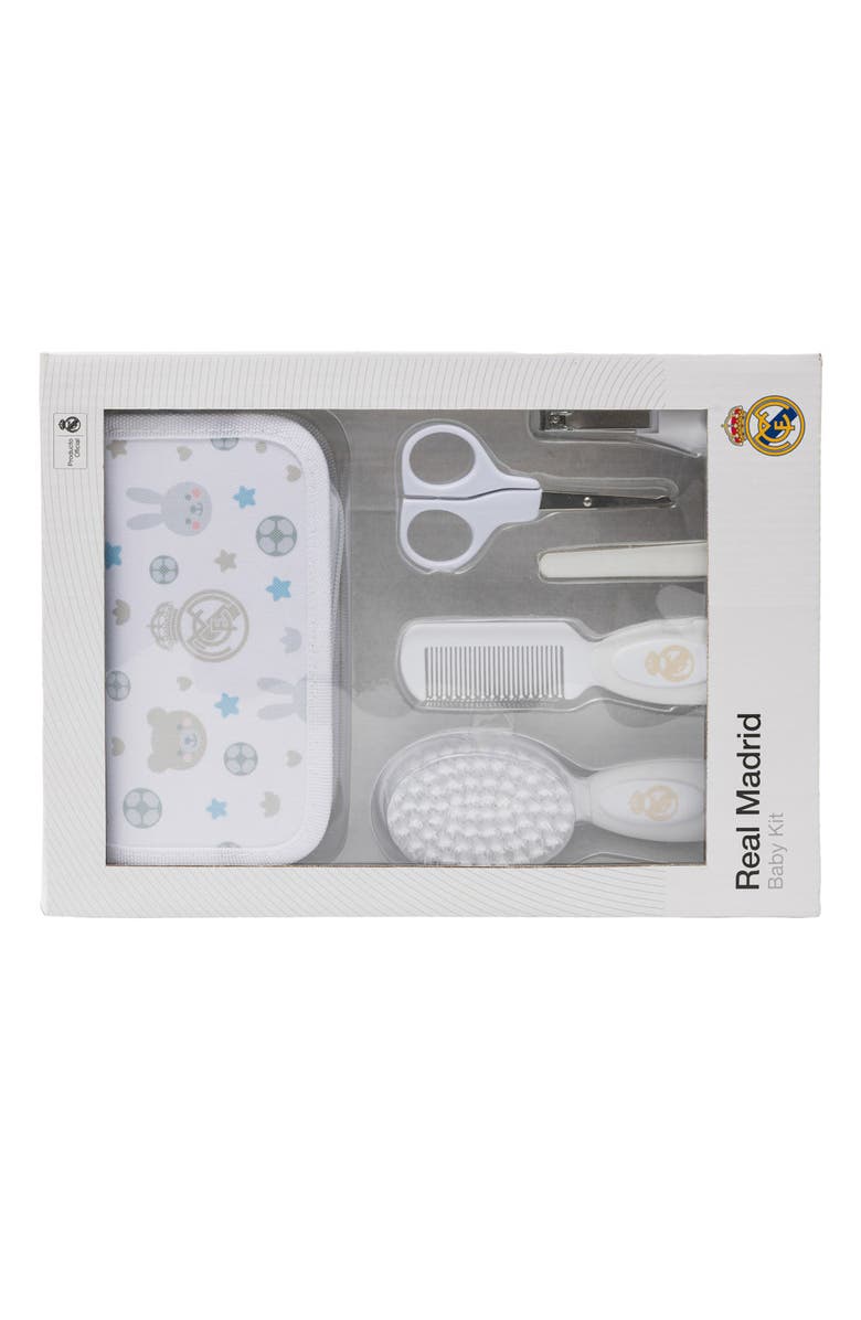 Miniland Real Madrid Baby Essentials Grooming Kit, Alternate, color, White Multi