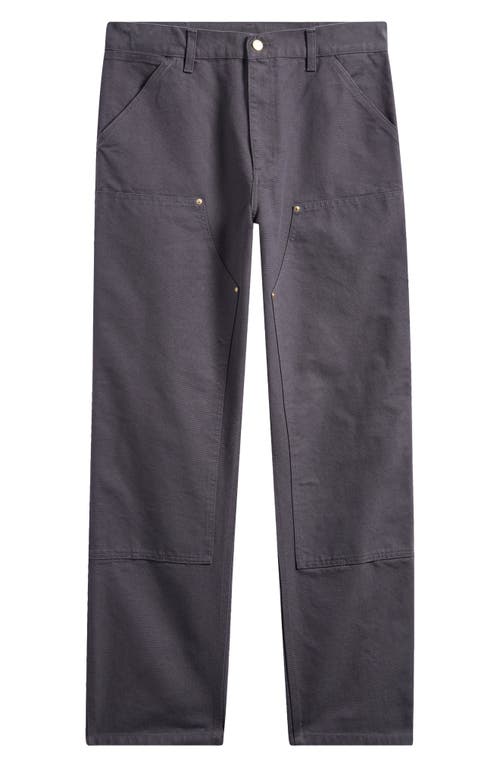 Carhartt Work In Progress Double Knee Pants In Gray