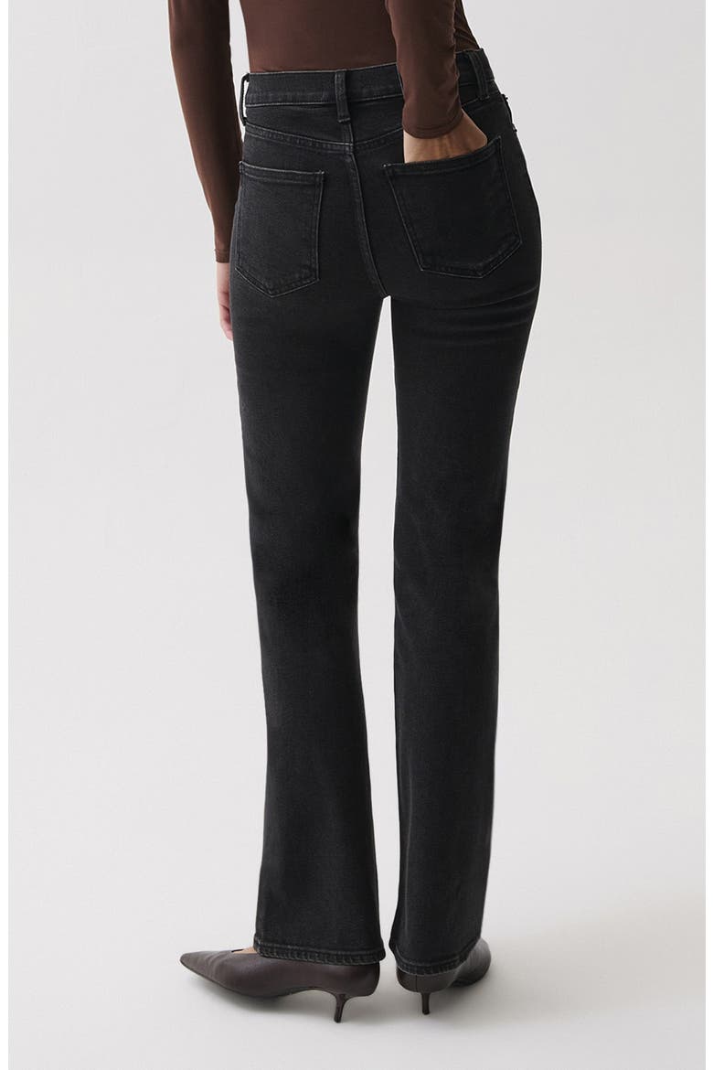 Evie High Waist Petite Bootcut Jeans, Alternate, color, JETSET