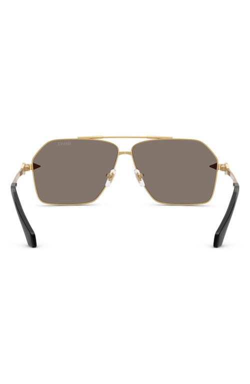 Versace 63mm Pilot Sunglasses