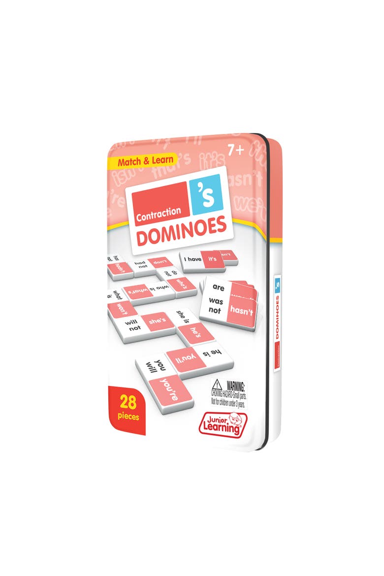 Contraction Dominoes Langauge Arts, Alternate, color, Multicolored
