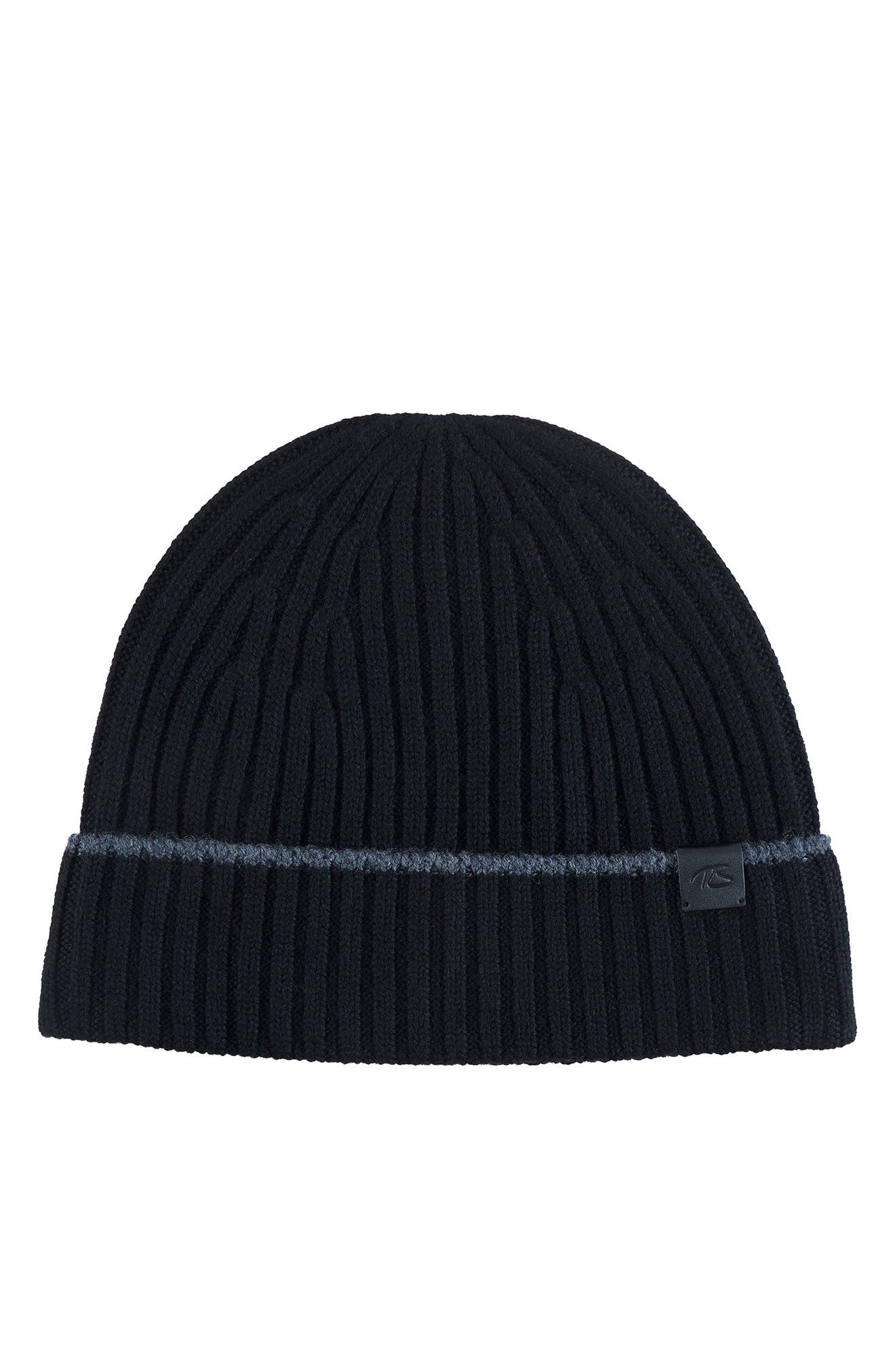 Robert Barakett Merino Wool Rib Knit Beanie