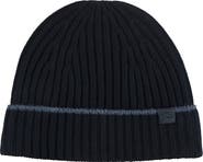Robert Barakett Merino Wool Rib Knit Beanie