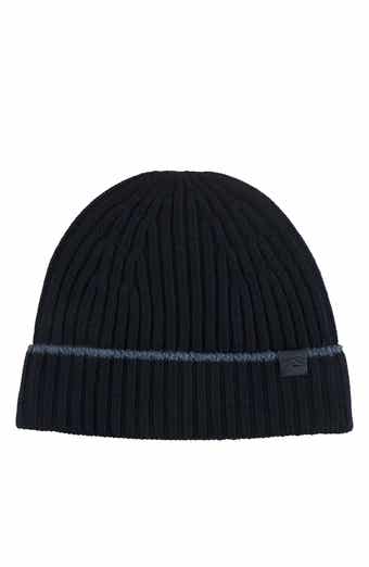 Robert Barakett Merino Wool Rib Knit Beanie