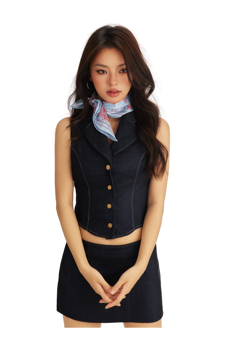 Paisley Silk Bandana Scarf 20, Alternate, color, Dreamscape Blue