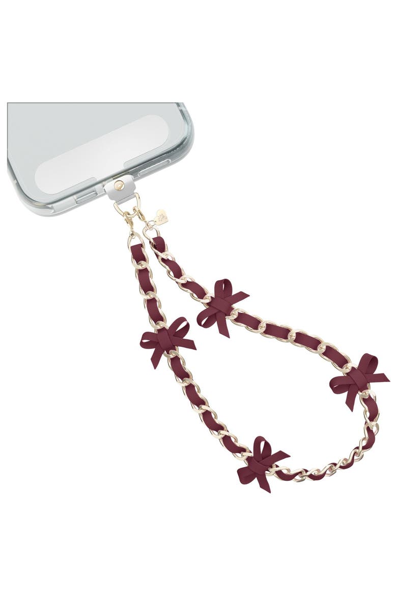 Phone Charm, Alternate, color, Dark Red