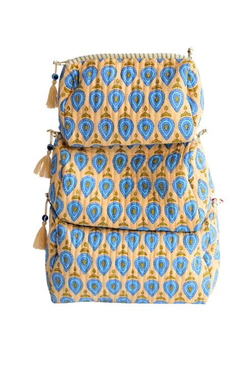 Evil Eye Charm Toiletry Bag - Set of 3