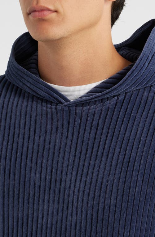 Krost Magma Valore Corduroy Hoodie In Blue