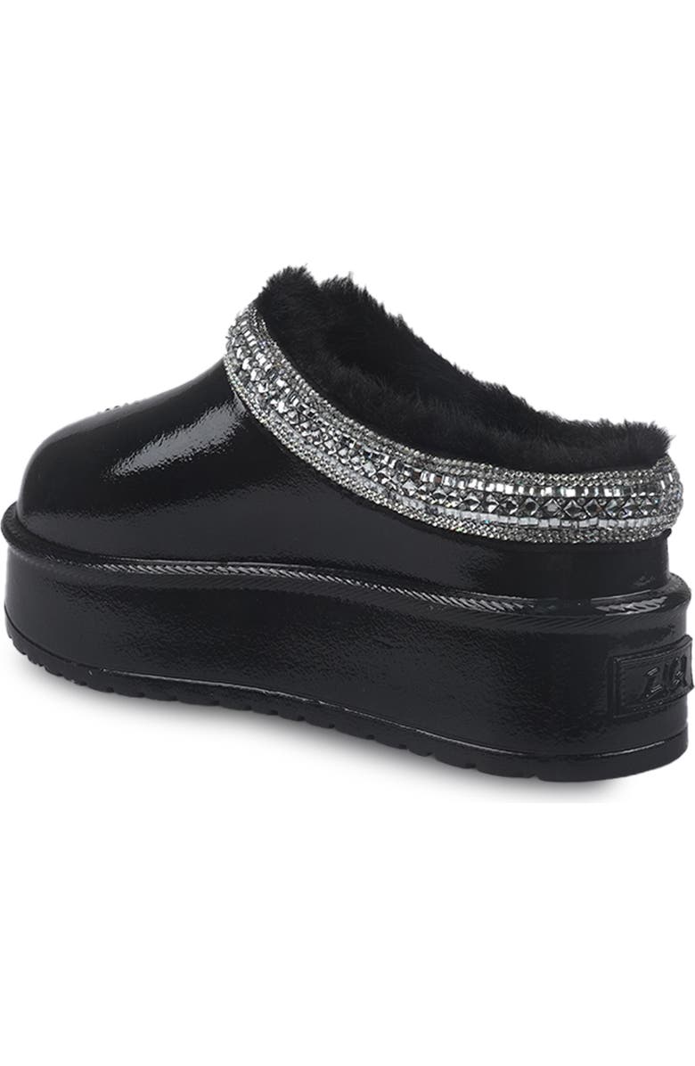 ZIGI Sofie Faux Fur Platform Slipper, Alternate, color, Black O