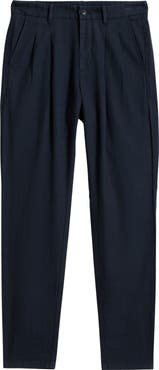 John Varvatos Kian Pleated Carrot Fit Pants