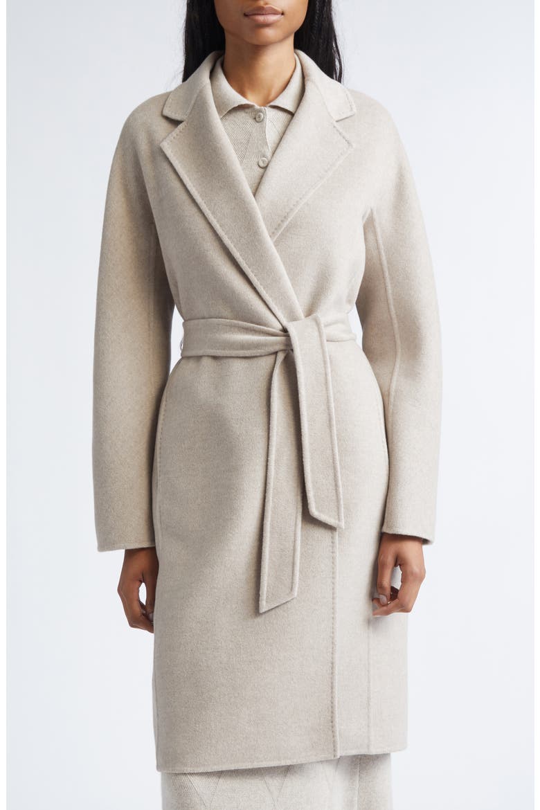 Aceri Cashmere Belted Coat, Main, color, SAND