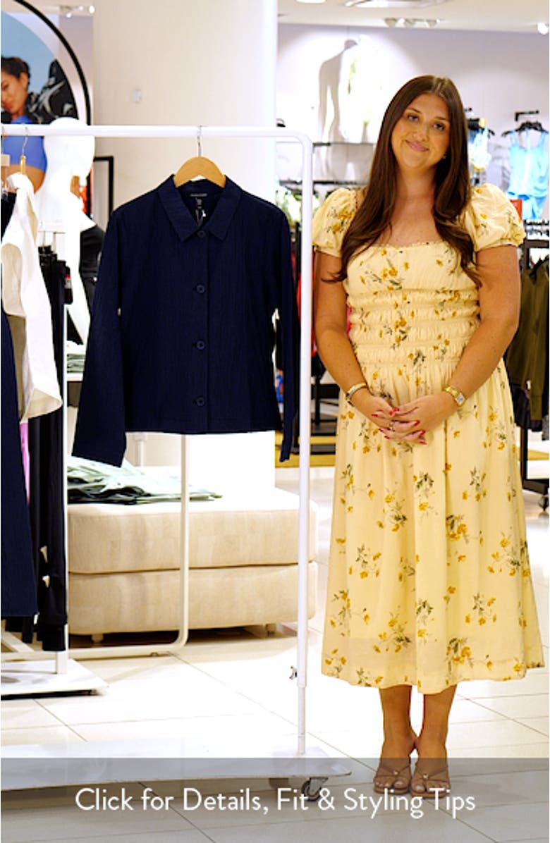 Check Stretch Cotton Jacket, sales video thumbnail