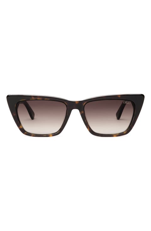 Gato 55mm Cat Eye Sunglasses